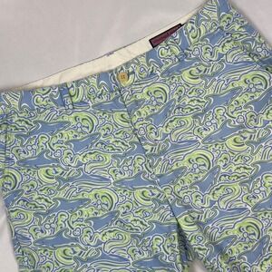 Vineyard Vines Breakers‎ Pants Mens 36x30 Shark Print Blue Green Chinos